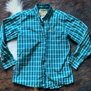 Boys Wrangler Long sleeve button down.